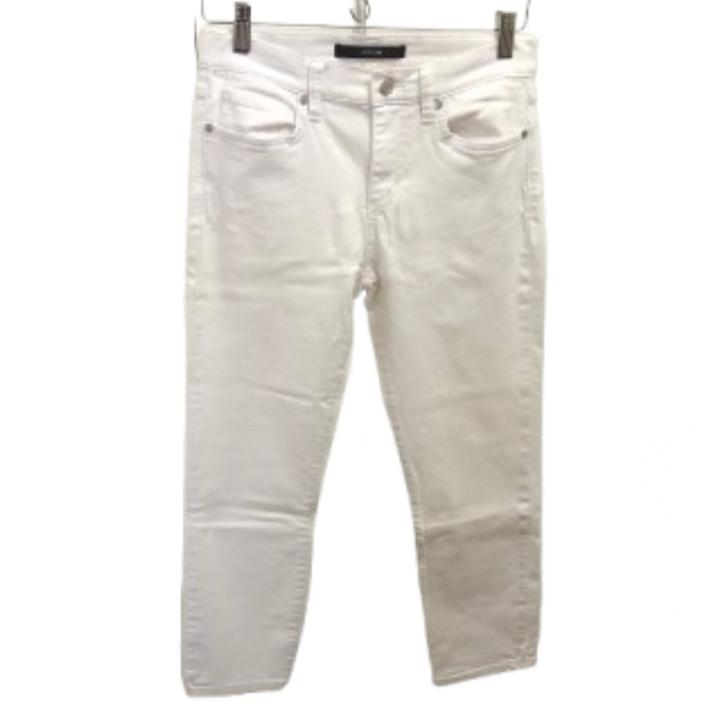 JOE’S WHITE CAPRI JEANS • CLEAN SLIM CROP • Sz 27